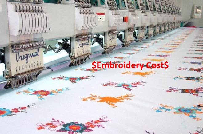 Embroidery Cost in Garments