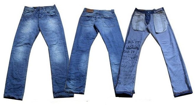 Enzyme Washed jeans