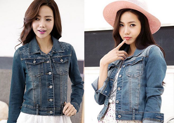 Bleaching Wash denim jacket