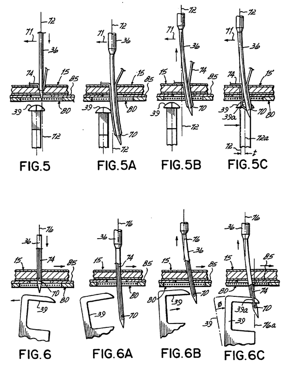 Chain stitch formation technique